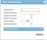 spsXChange Station Grundeinstellungen